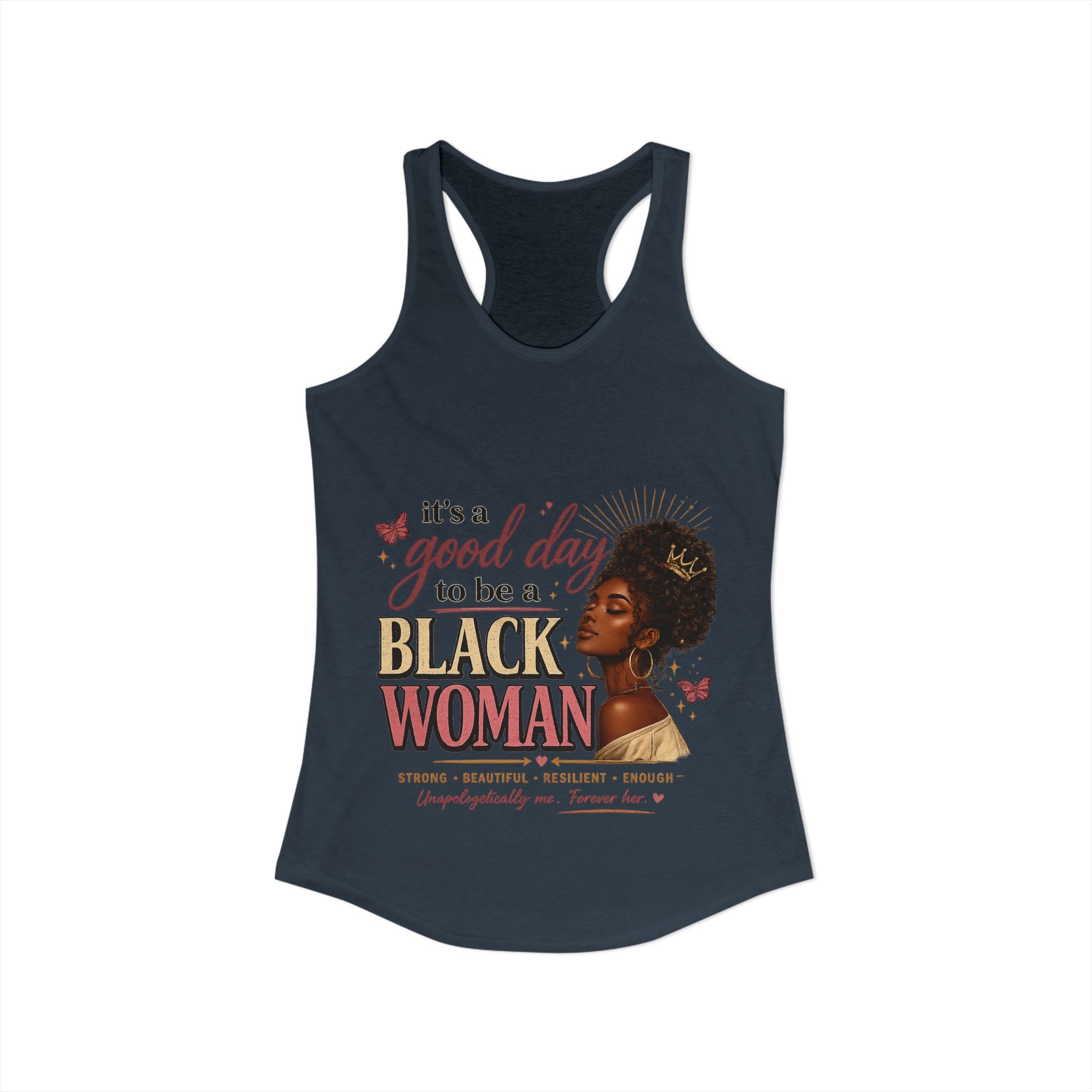 Good day to be a Black Woman-Women's Ideal Racerback Tank