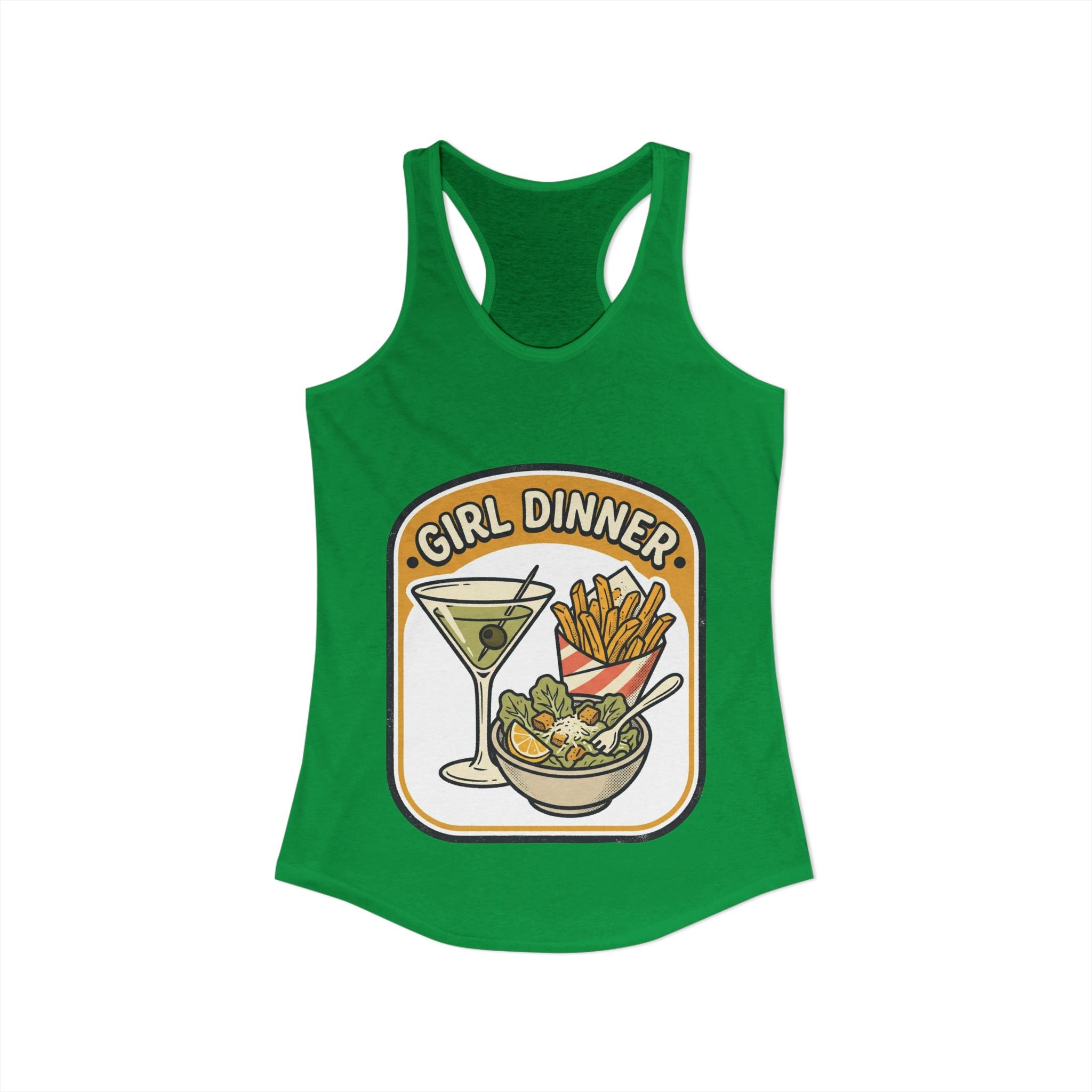 Girl Dinner-Women's Ideal Racerback Tank