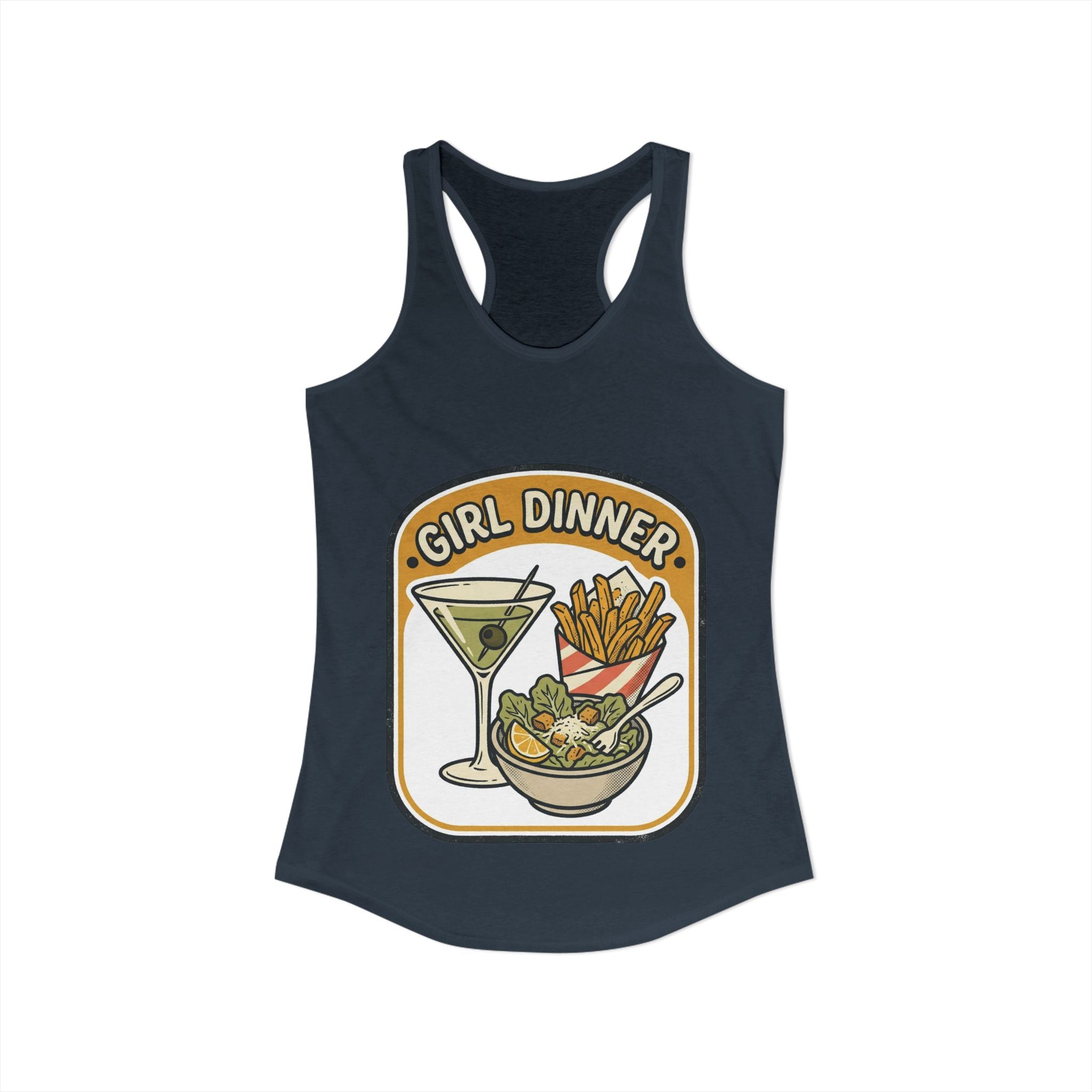 Girl Dinner-Women's Ideal Racerback Tank