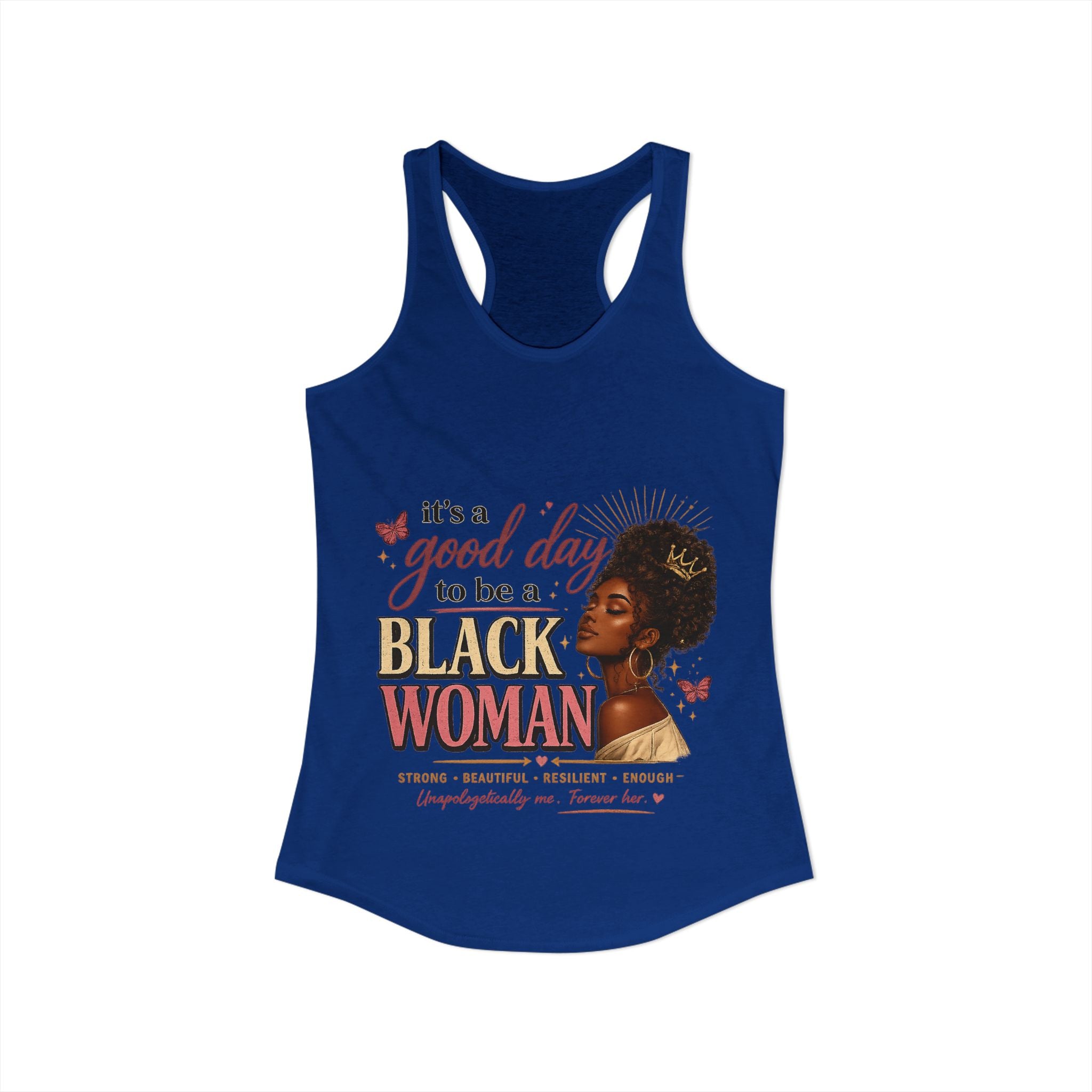 Good day to be a Black Woman-Women's Ideal Racerback Tank