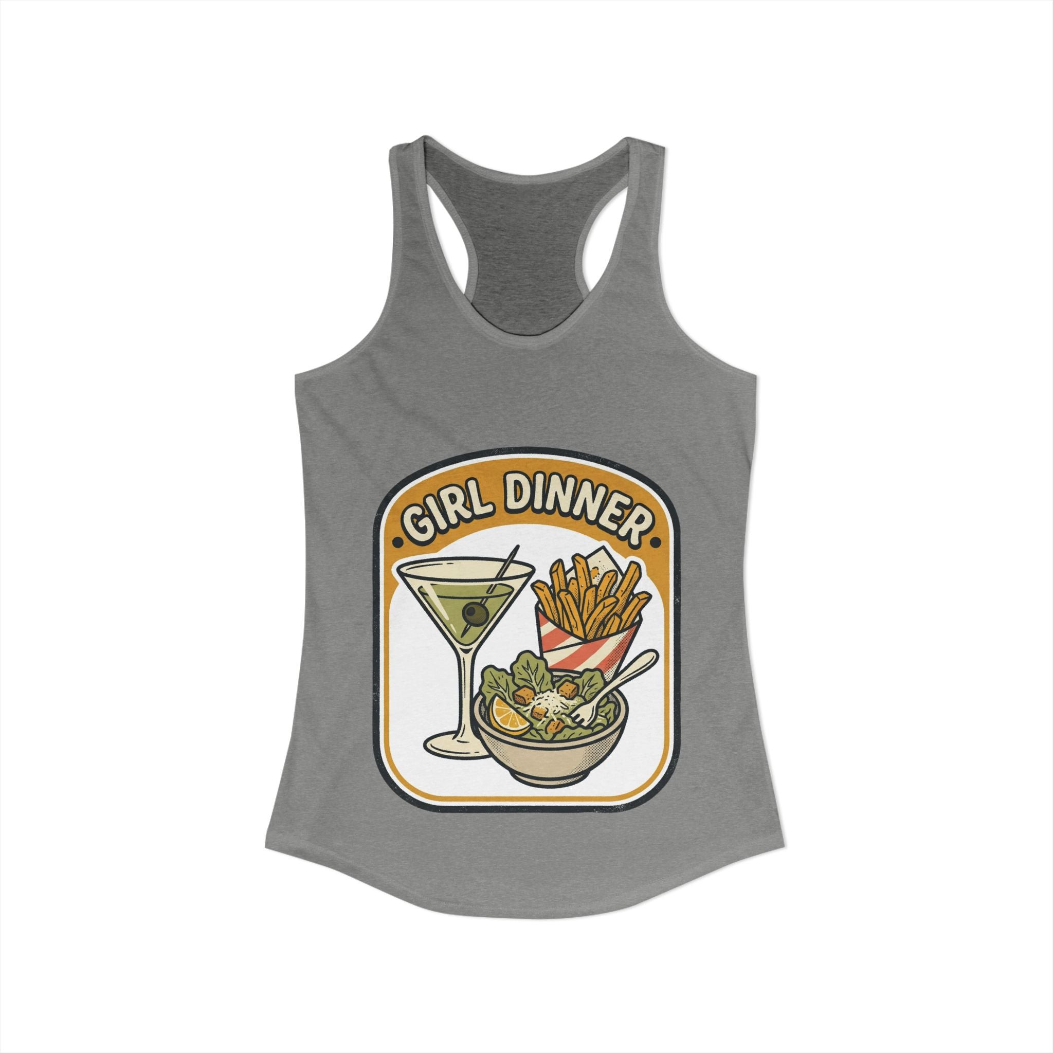 Girl Dinner-Women's Ideal Racerback Tank