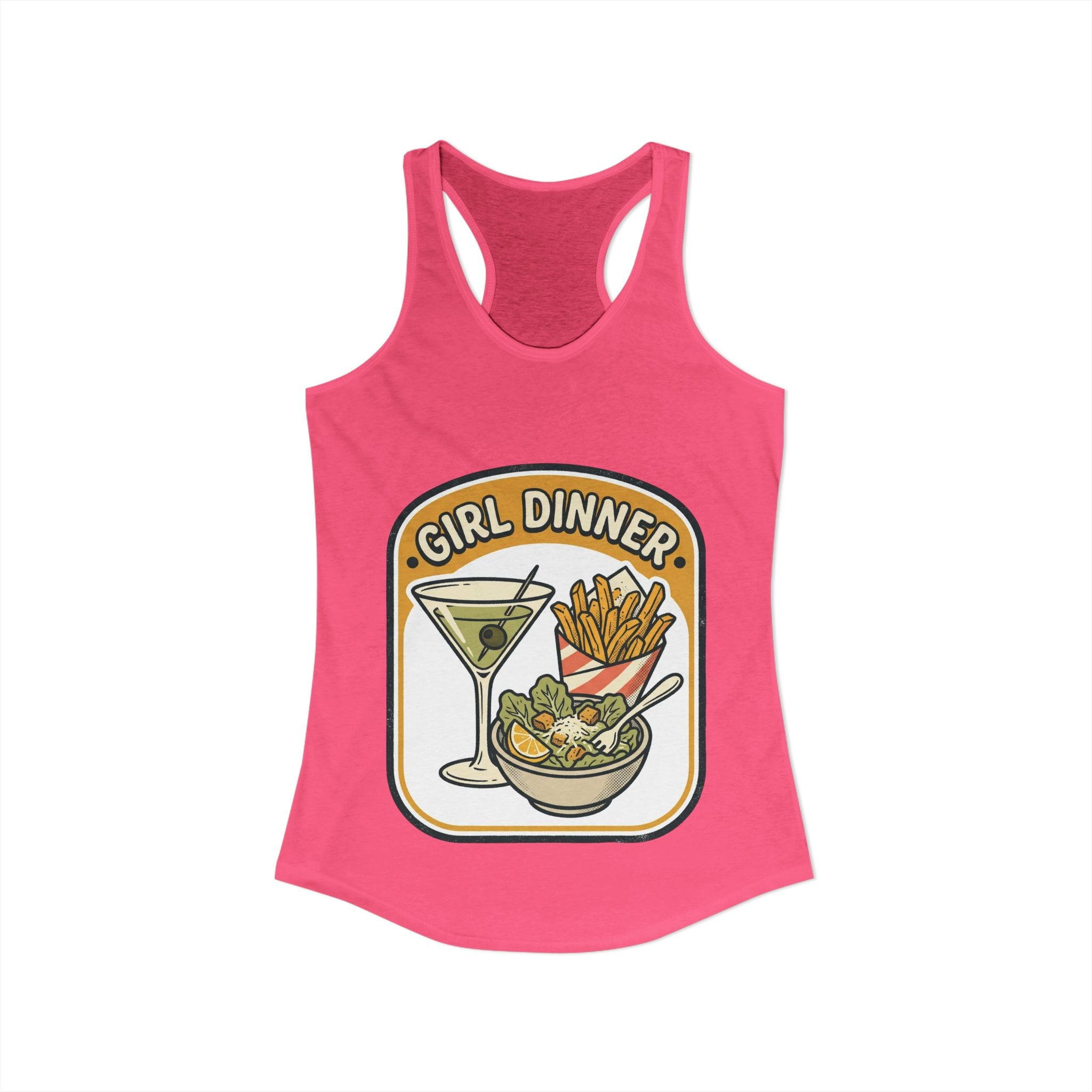Girl Dinner-Women's Ideal Racerback Tank