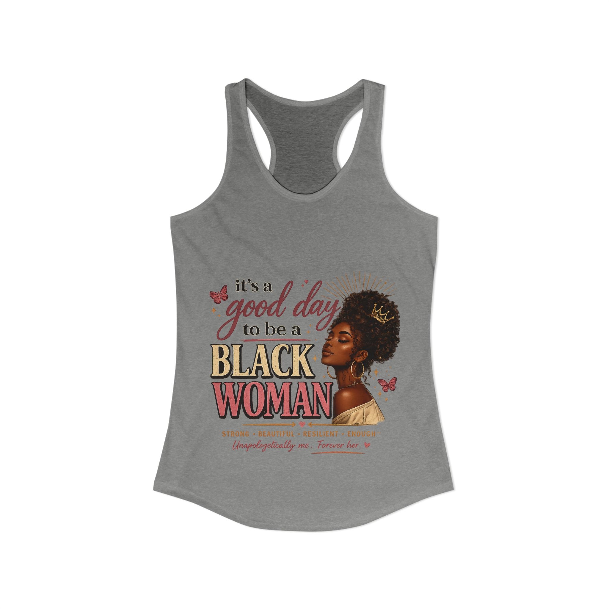 Good day to be a Black Woman-Women's Ideal Racerback Tank