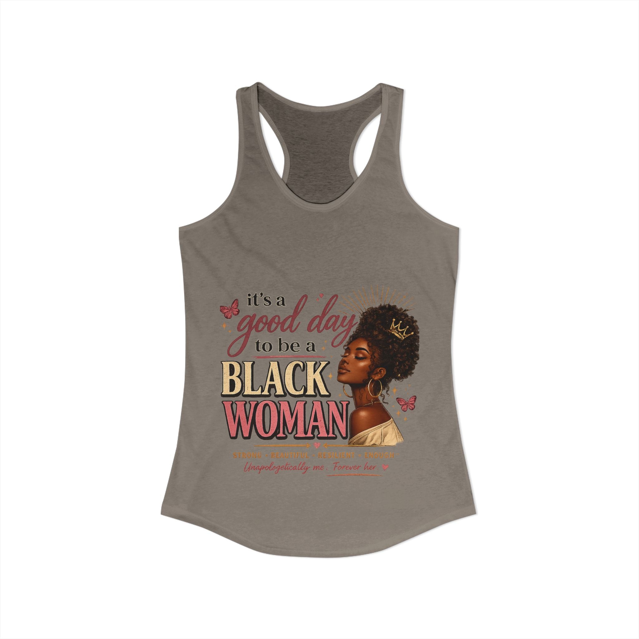Good day to be a Black Woman-Women's Ideal Racerback Tank