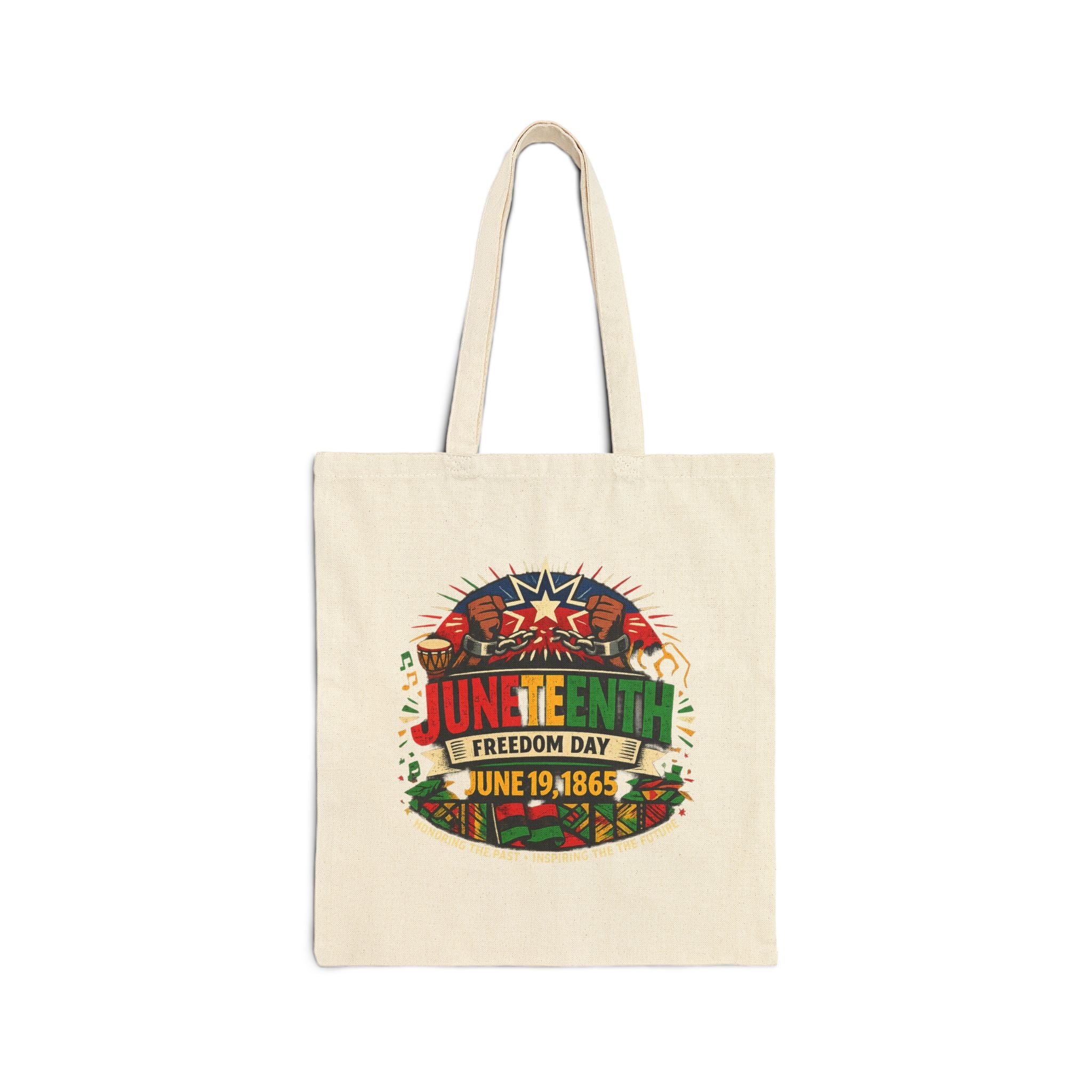 Juneteenth Freedom Day Tote Bag | June 19 1865 Canvas Tote