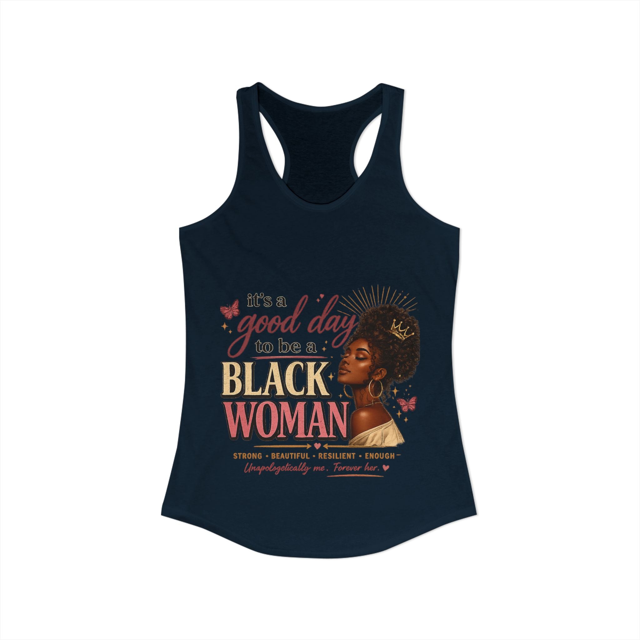Good day to be a Black Woman-Women's Ideal Racerback Tank