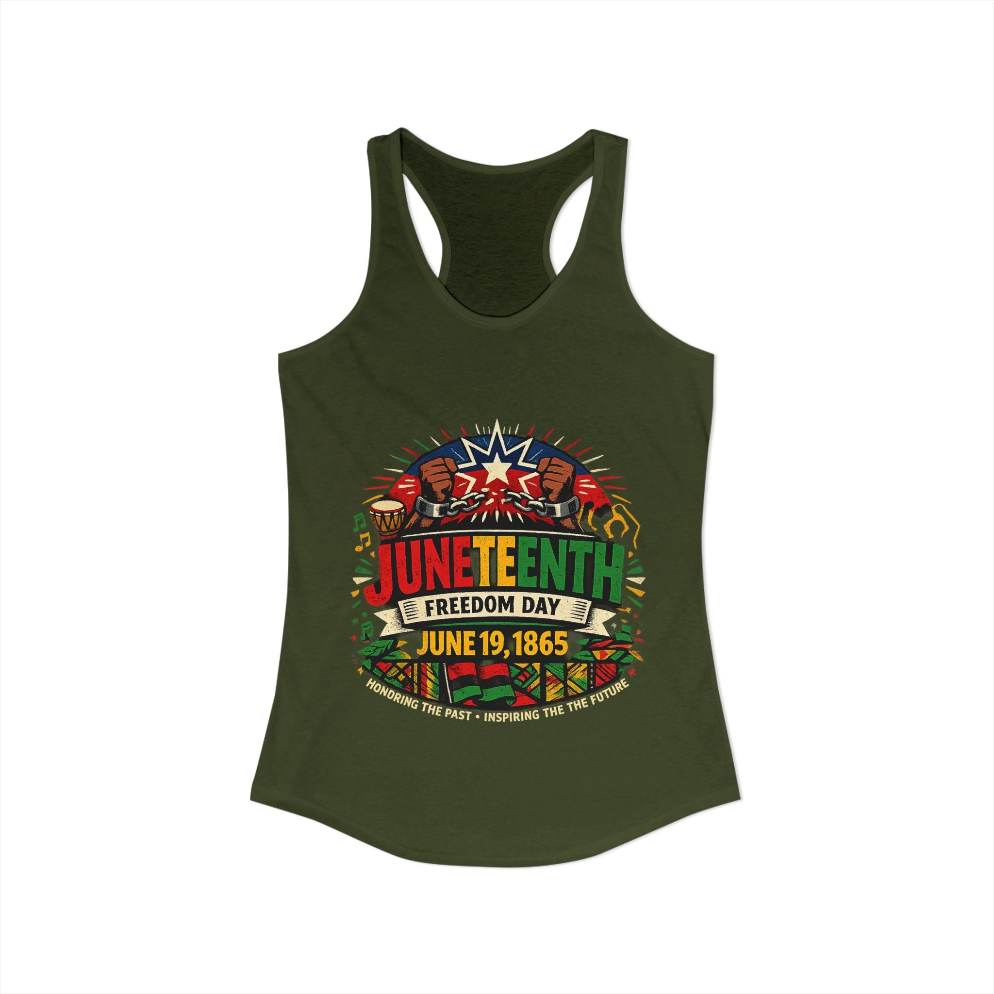 Juneteenth Women's Ideal Racerback Tank