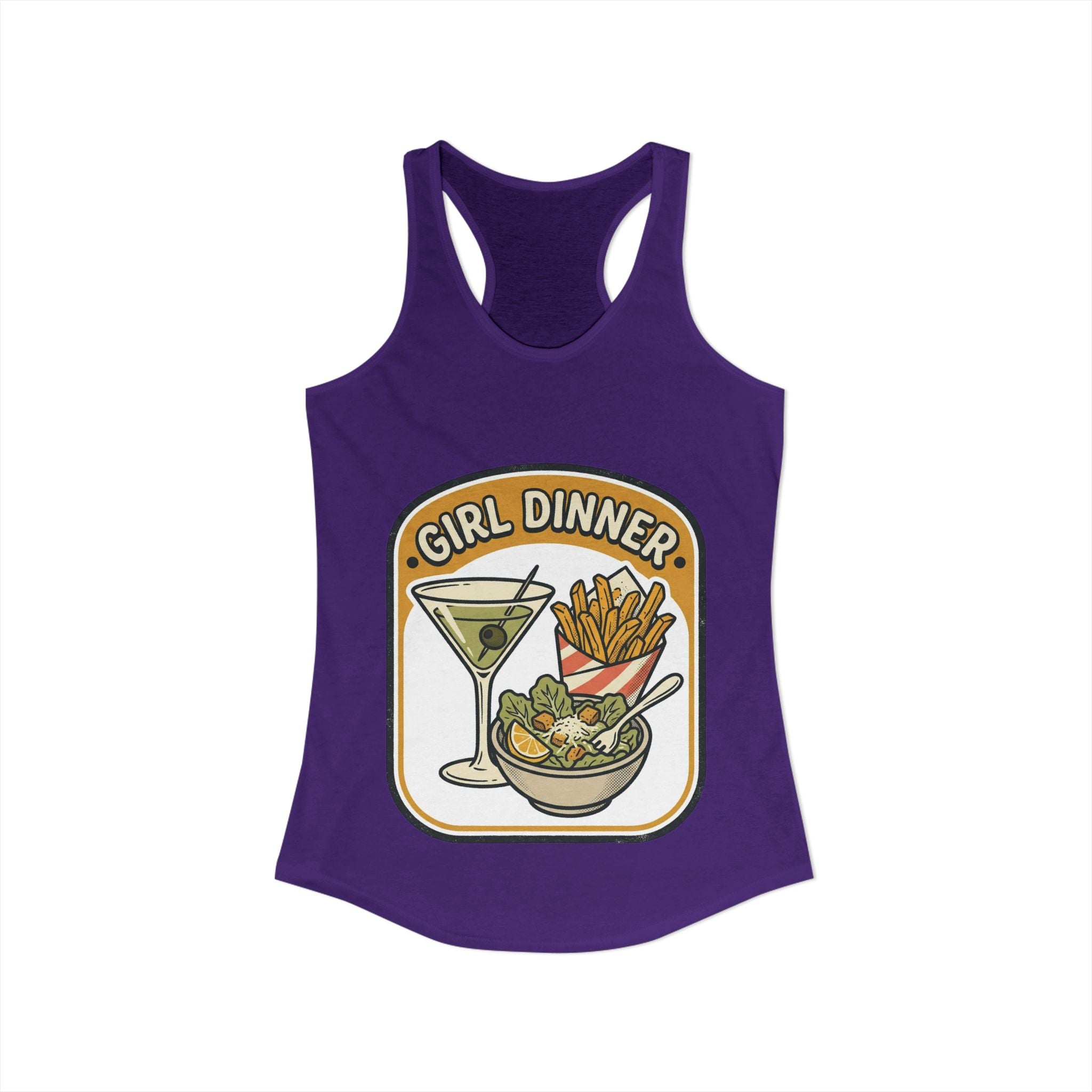 Girl Dinner-Women's Ideal Racerback Tank