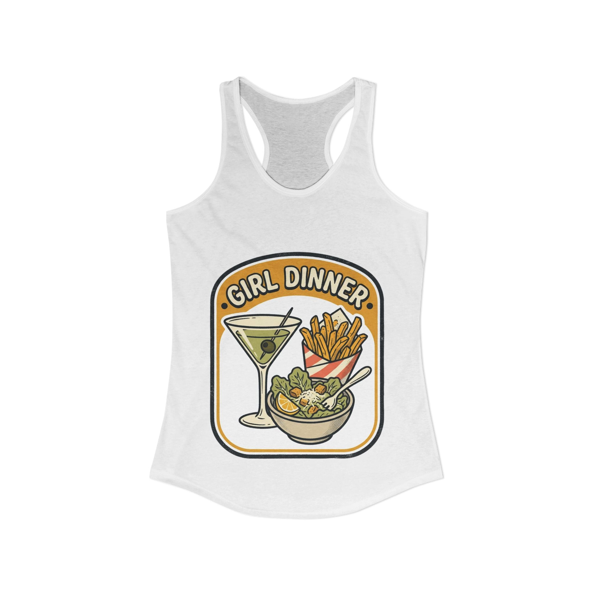 Girl Dinner-Women's Ideal Racerback Tank