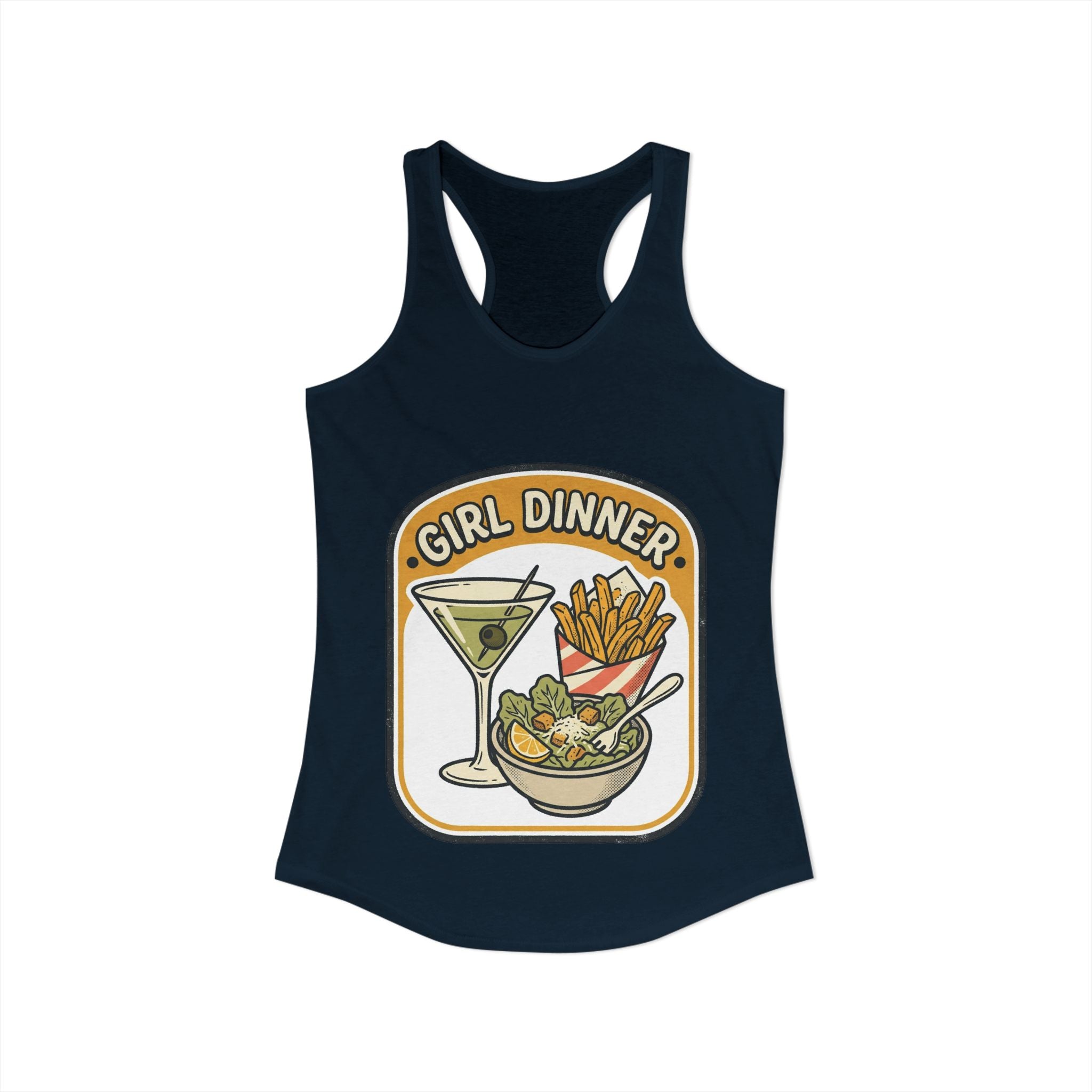 Girl Dinner-Women's Ideal Racerback Tank