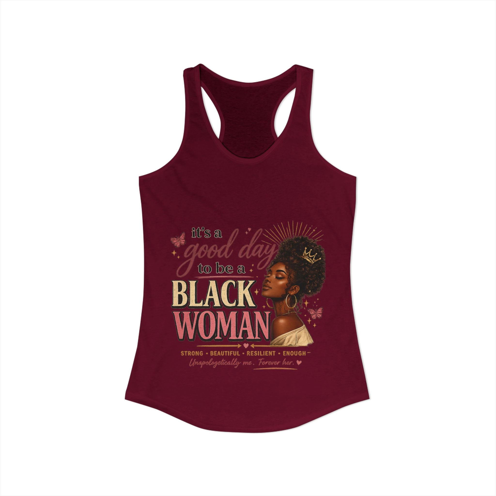 Good day to be a Black Woman-Women's Ideal Racerback Tank