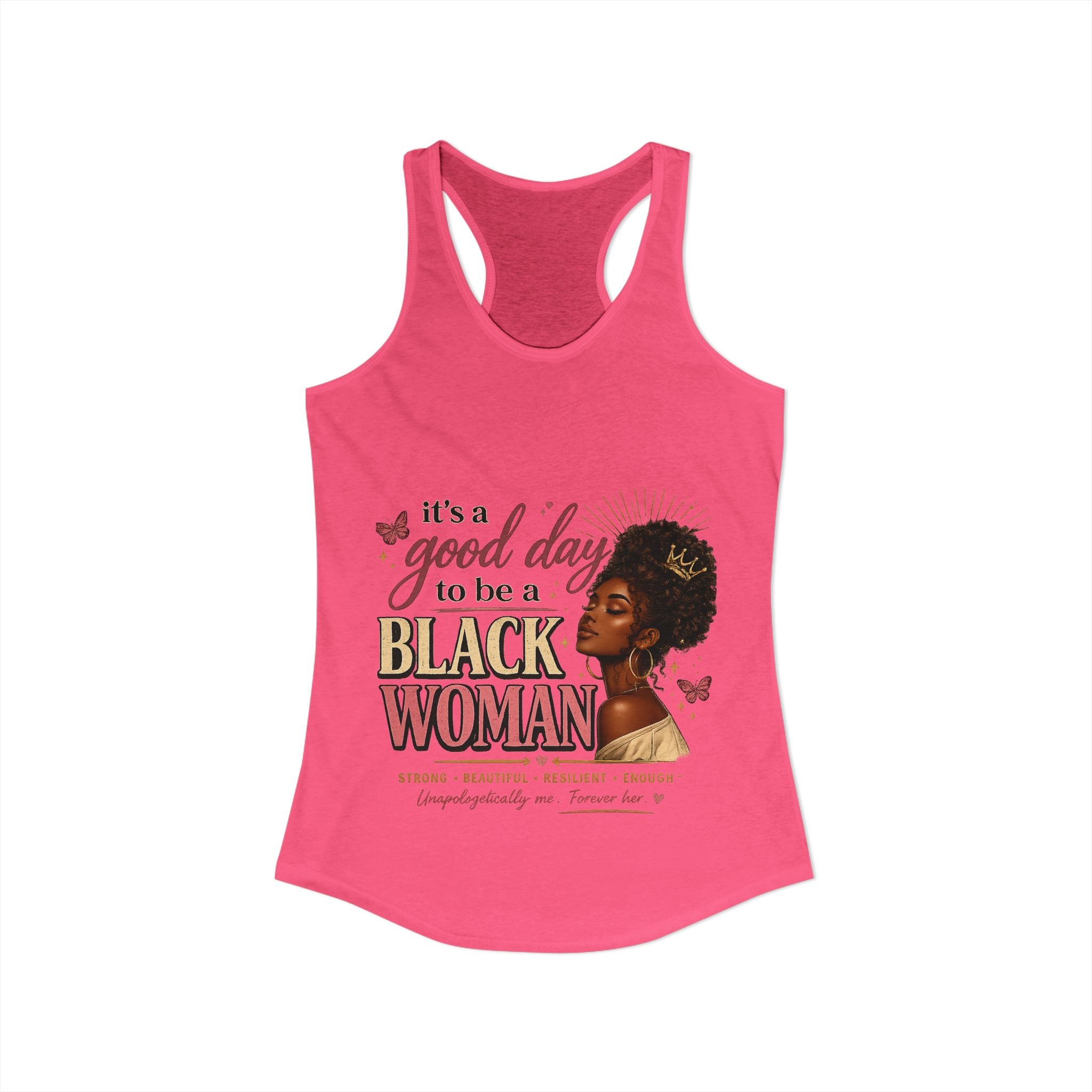 Good day to be a Black Woman-Women's Ideal Racerback Tank