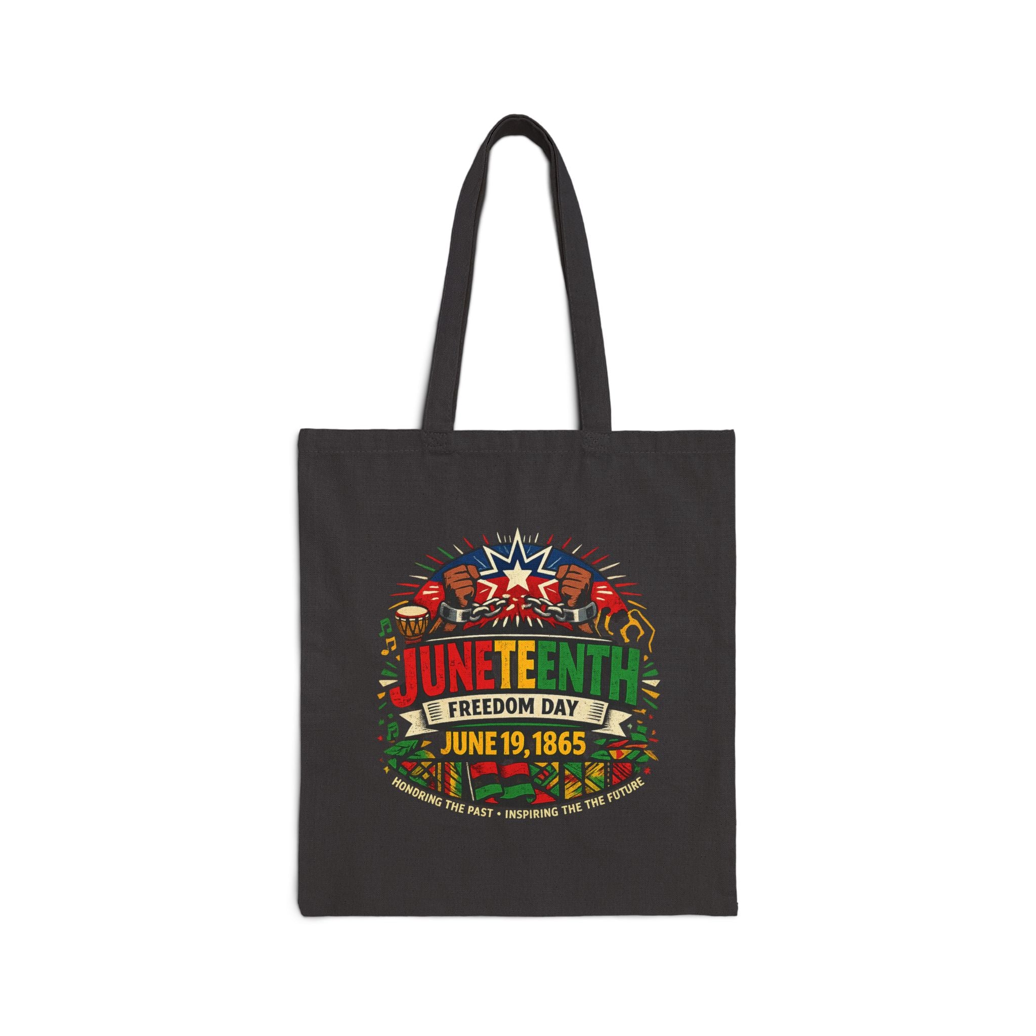 Juneteenth Freedom Day Tote Bag | June 19 1865 Canvas Tote