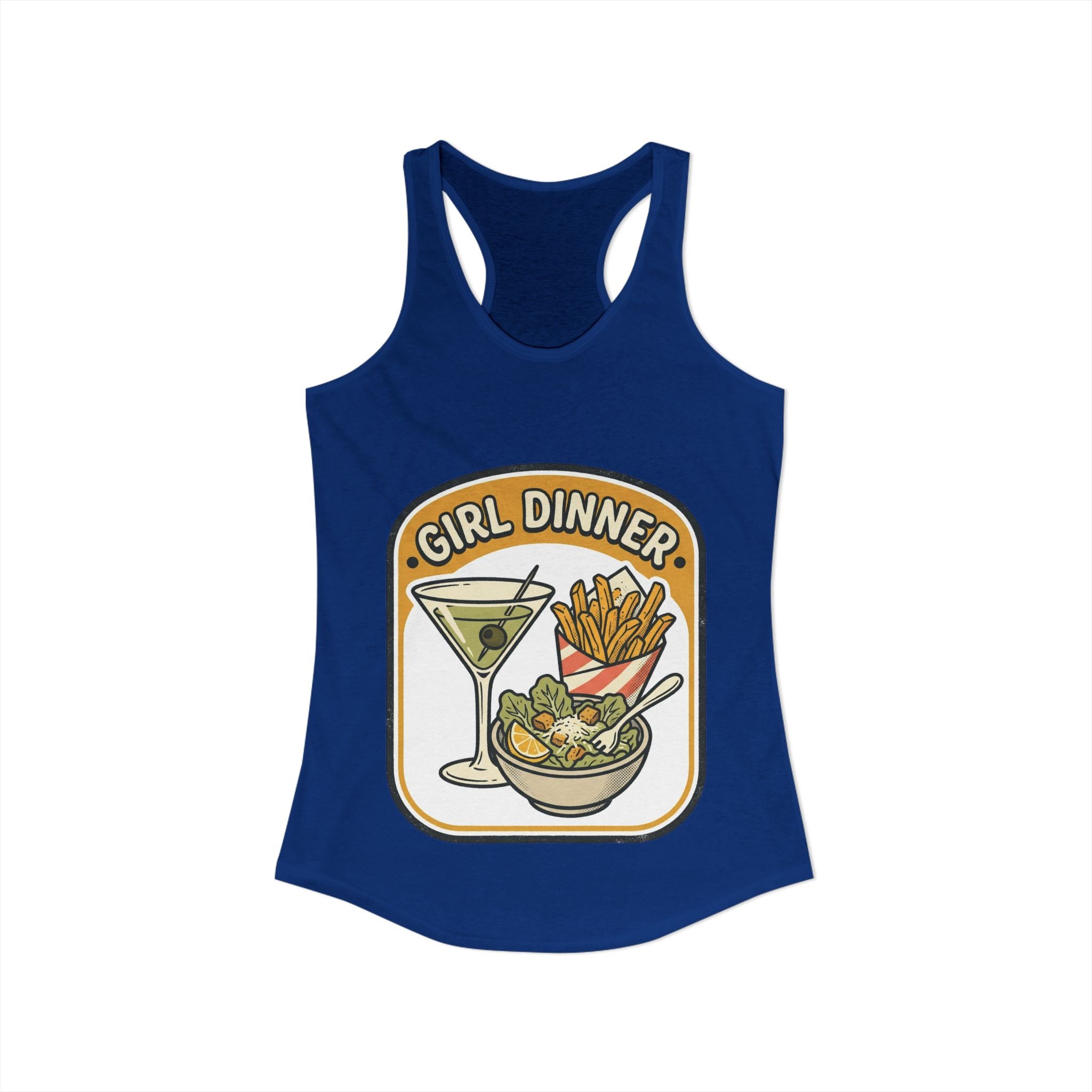 Girl Dinner-Women's Ideal Racerback Tank