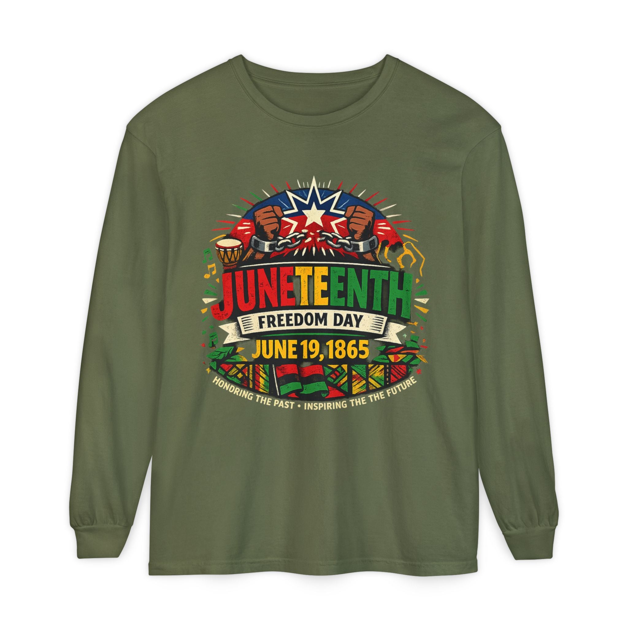 Juneteenth Freedom Day June 19 1865 Long Sleeve T-Shirt | Juneteenth Celebration