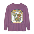 Girl Dinner Long Sleeve Tee — Retro Food & Cocktail Graphic